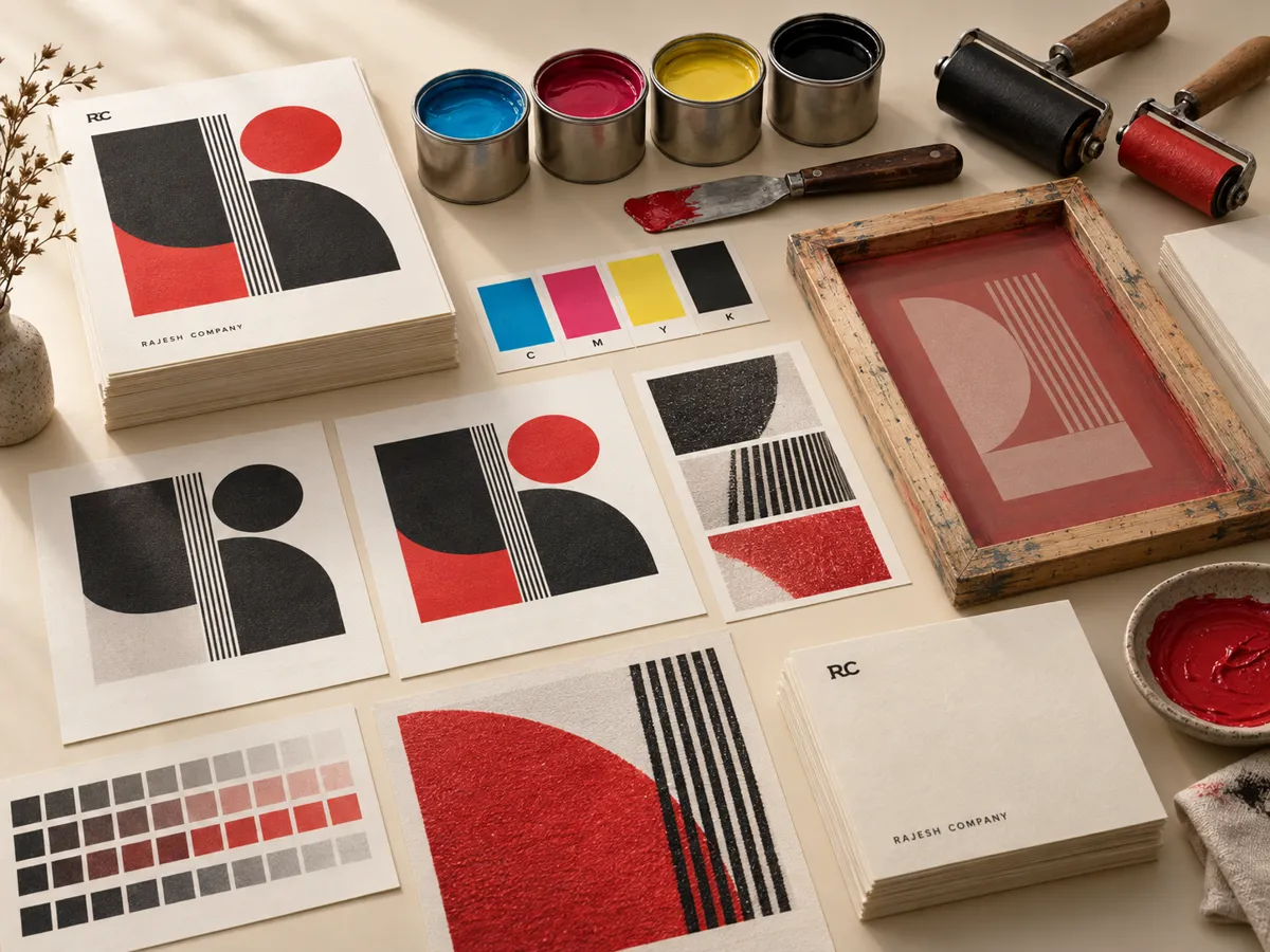Printed examples illustrating printing