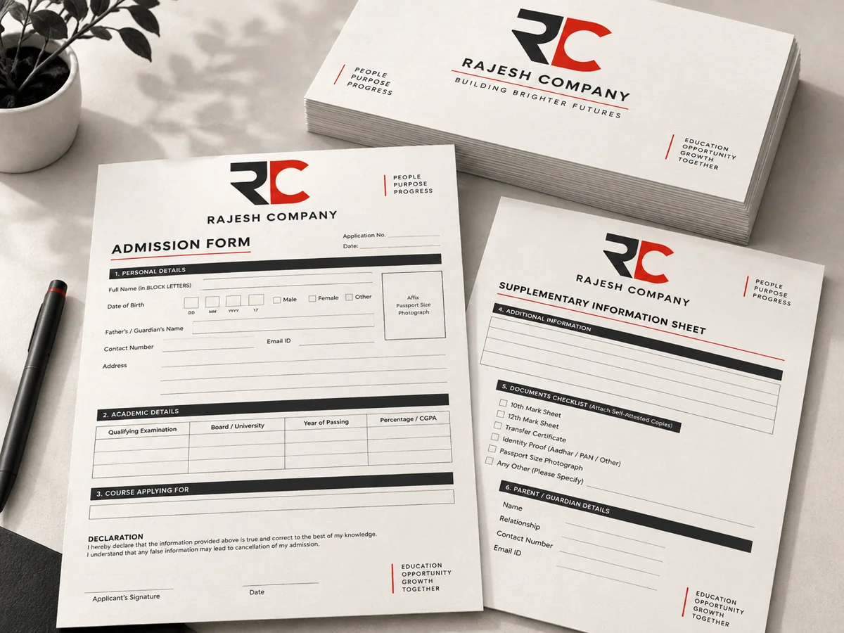 admission forms