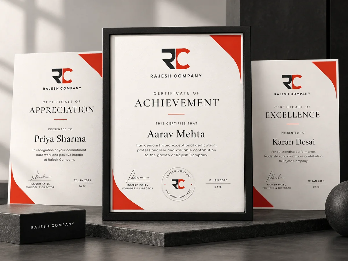 certificates